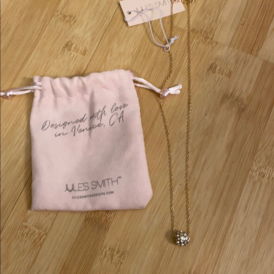 Brand New Jules Smith Pave Ball Necklace